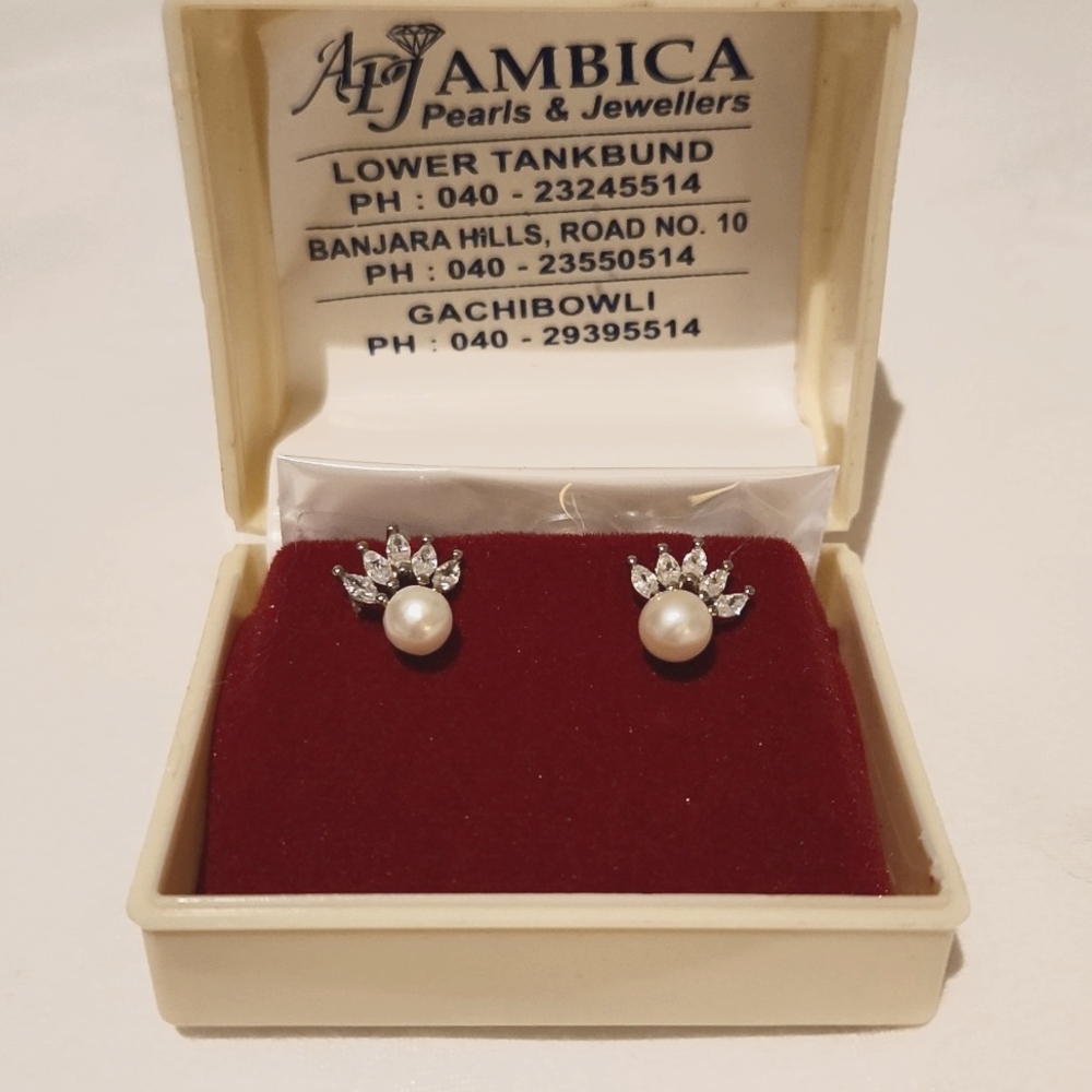 Authentic Fresh Water Pearl Earrings